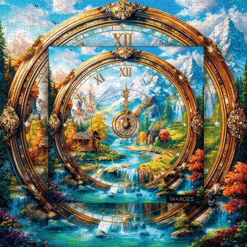 Frühlingsuhr -Puzzle 1000 Stücke